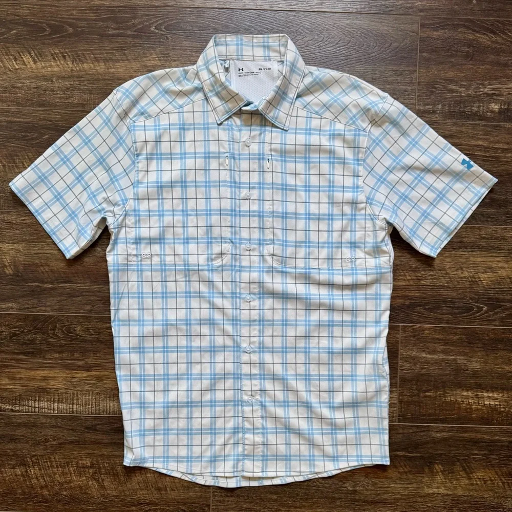 UNDER ARMOUR Men’s Golf Shirt S - Picture 2 of 8